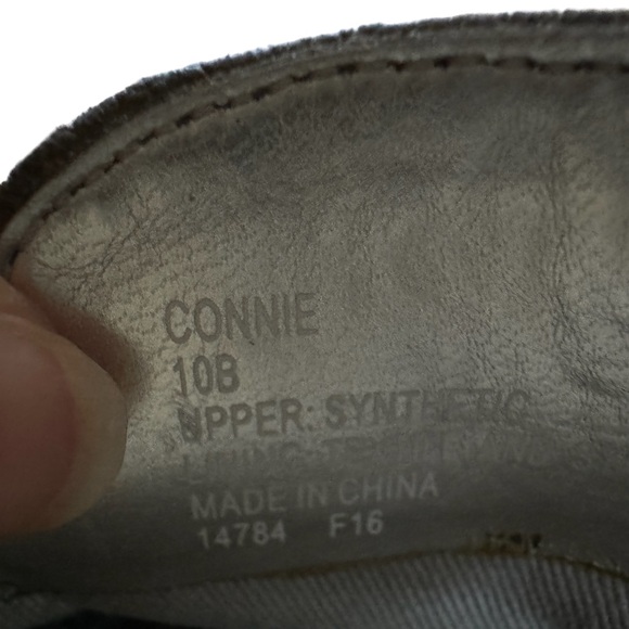 Chaps ‘Connie’ Driver Gray Flats Silver Buckle Size 10 - Picture 10 of 11